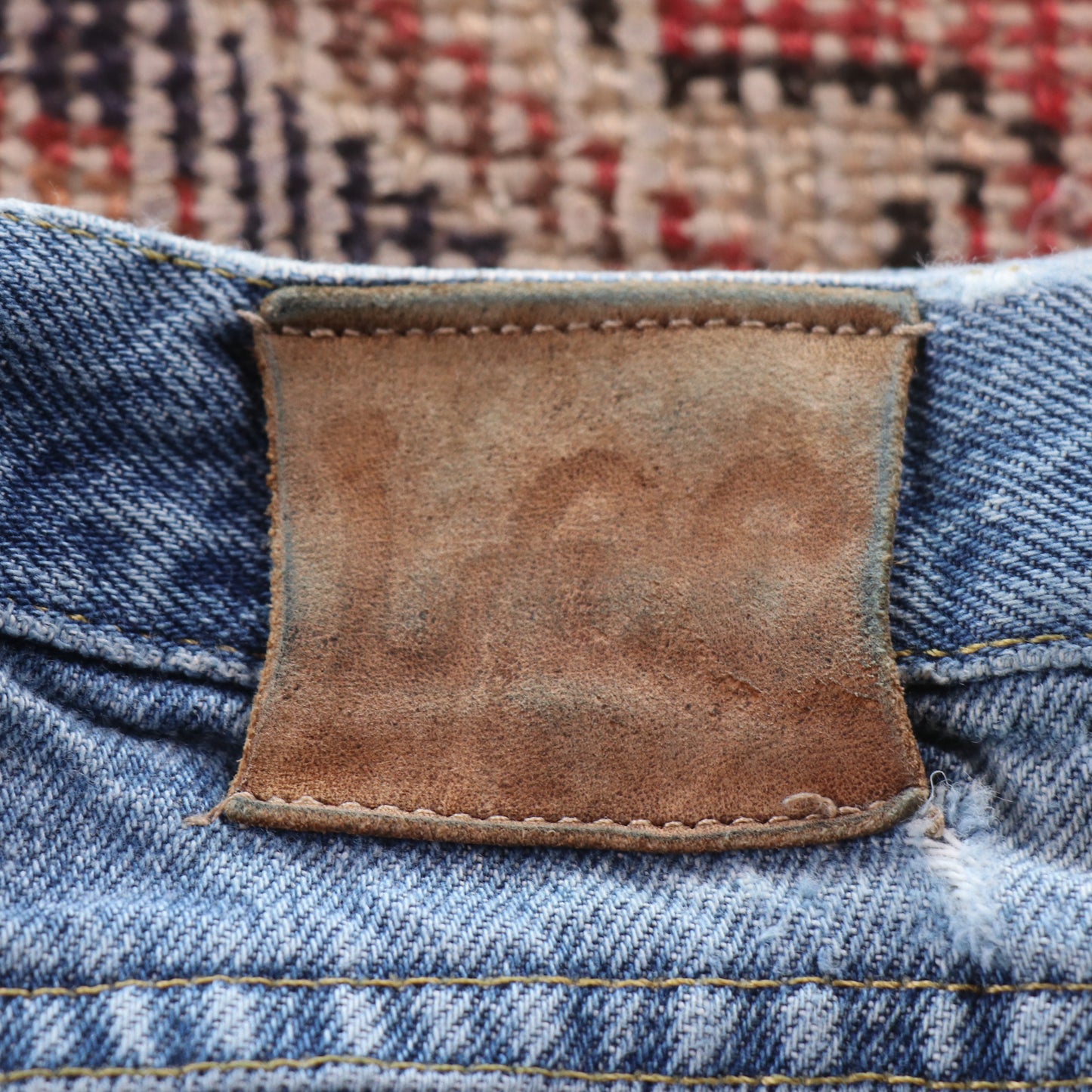 Lee Red Tab W40 L28 Relaxed Fit Blue Denim Jeans