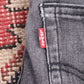 Levi's 511 W24 L24 Slim Fit Black Denim Jeans