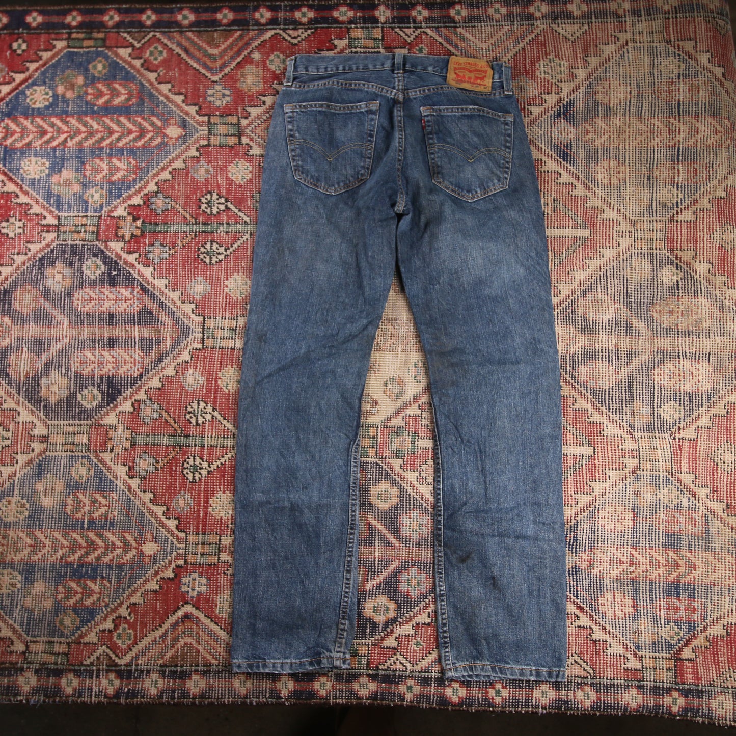 Levi's 559 W30 L31 Straight Leg Relaxed Fit Blue Denim Jeans