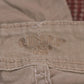 Lee W38 L29 Straight Leg Regular Fit Beige Denim Trousers