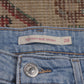 Levi's 721 W26 L27 Skinny Classic Ripped Style Blue Denim Jeans