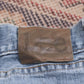 Lee W42 L29 Straight Leg Relaxed Fit Blue Denim Jeans