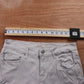 Levi's 505 White Tab W30 L30 Straight Leg Regular Fit Beige Denim Jeans