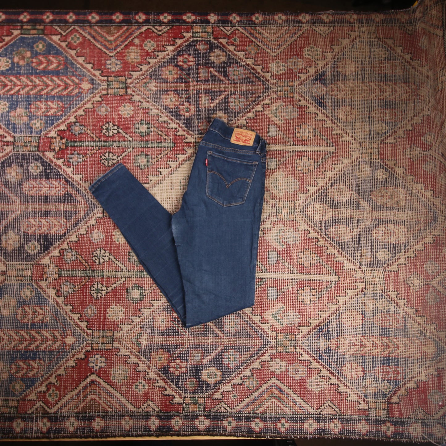 Levi's 710 W28 L30 Skinny Blue Denim Jeans