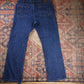 Lee W42 L30 Straight Leg Relaxed Fit Blue Denim Jeans