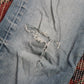 Levi's 511 W32 L30 Slim Fit Classic Ripped Style Blue Denim Jeans