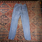 Lee W26 L30 Tapered Leg Loose Fit Blue Denim Jeans