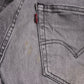 Levi's 512 W30 L30 Tapered Leg Slim Fit Grey Denim Jeans