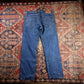 Levi's 505 W34 L30 Straight Leg Regular Fit Blue Denim Jeans