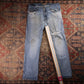 Wrangler W36 L30 Straight Blue Denim Jeans