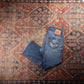 Levi's 559 Red Tab W34 L30 Straight Leg Relaxed Fit Classic Ripped Style Blue De