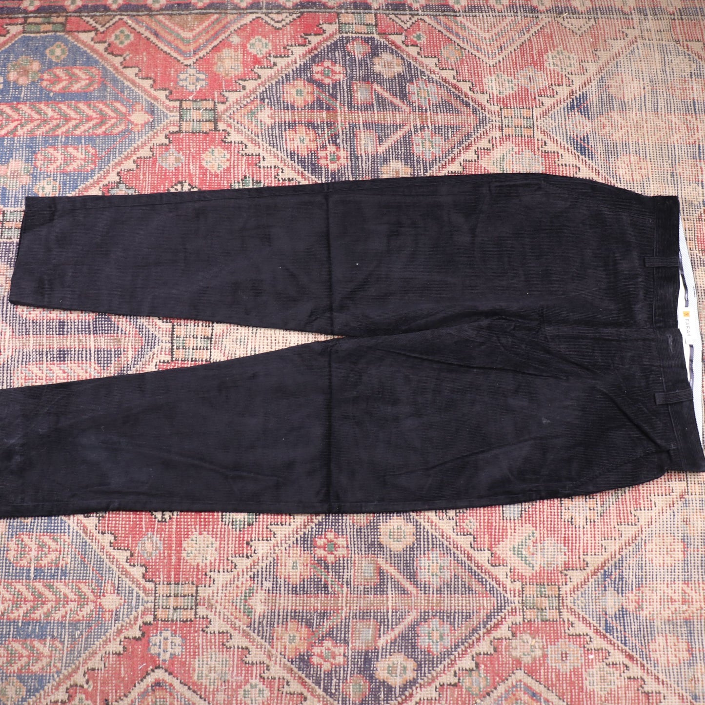 Unbranded W34 L28 Straight Leg Blue Corduroy Trousers