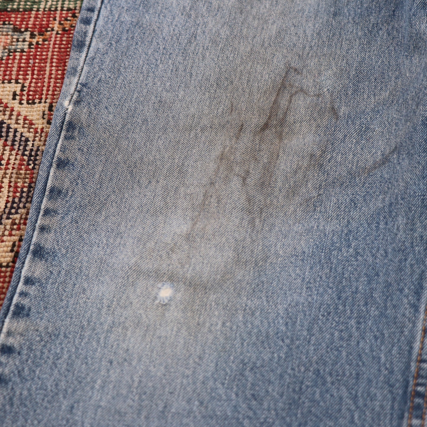 Levi's 550 W40 L30 Tapered Leg Relaxed Fit Blue Denim Jeans