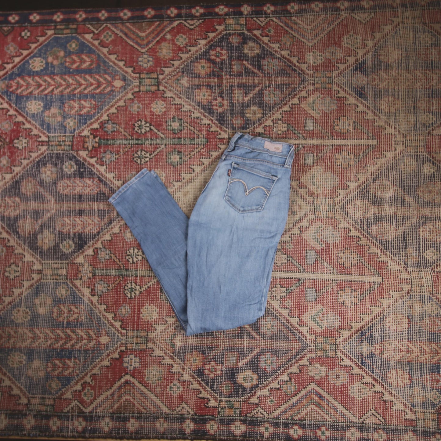 Levi's W28 L28 Skinny Blue Denim Jeans