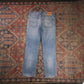 Levi's W30 L27 Straight Leg Classic Ripped Style Blue Denim Jeans