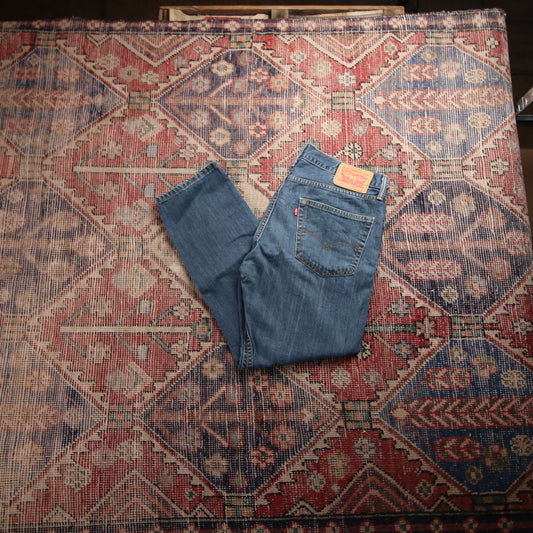 Levi's 502 W34 L26 Tapered Leg Regular Fit Blue Denim Jeans