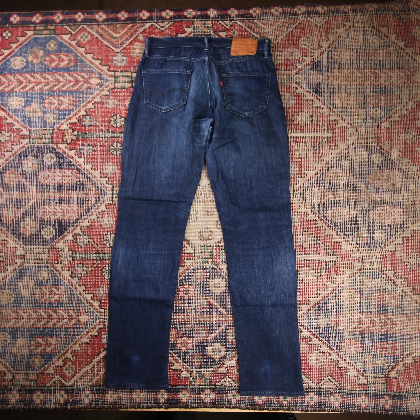 Levi's W32 L31 Straight Leg Relaxed Fit Blue Denim Jeans
