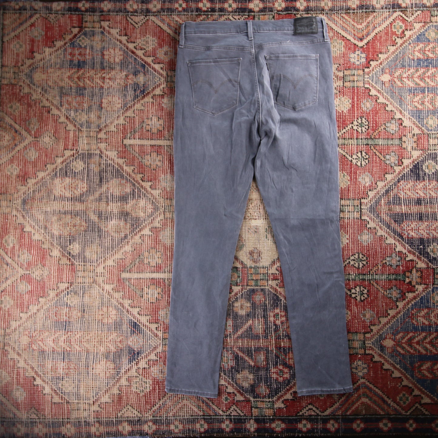 Levi's 311 Black Tab W32 L30 Skinny Grey Denim Jeans