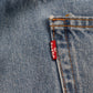 Levi's 550 Red Tab W38 L28 Tapered Leg Relaxed Fit Blue Denim Jeans