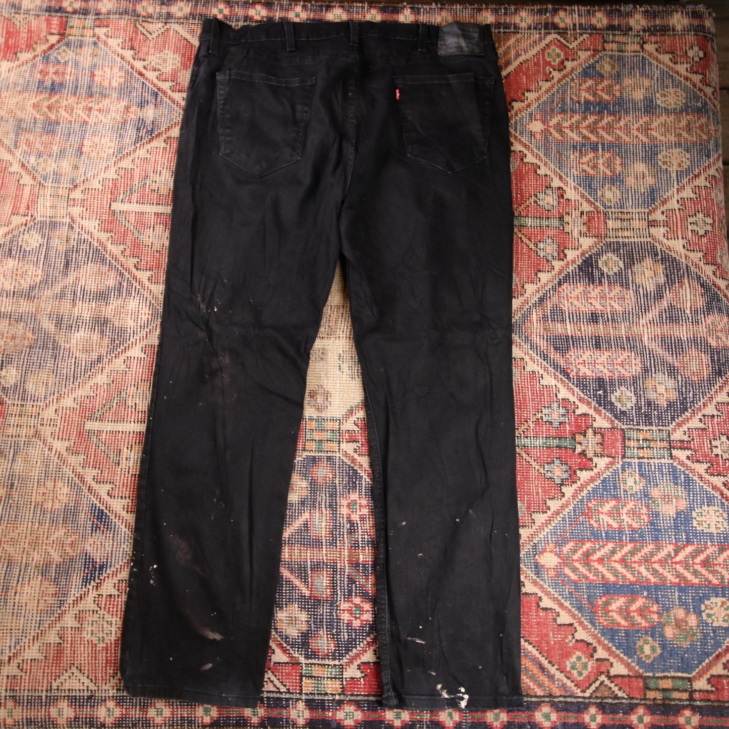 Levi's 541 W40 L30 Tapered Leg Black Denim Jeans