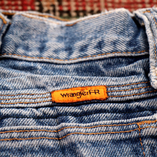 Wrangler W36 L30 Straight Blue Denim Jeans