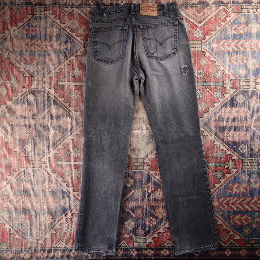 Levi's 504 Red Tab W32 L29 Straight Leg Regular Fit Blue Denim Jeans