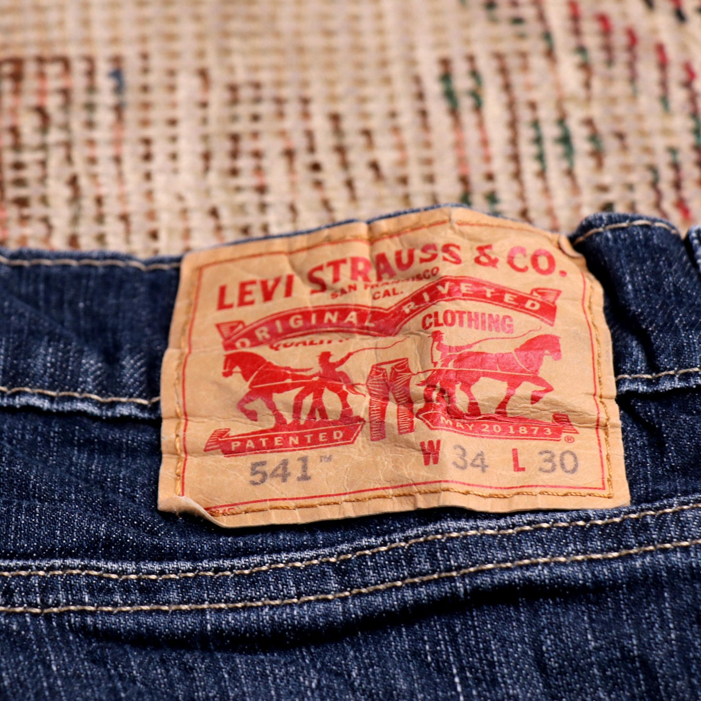 Levi's 541 W36 L27 Tapered Leg Blue Denim Jeans