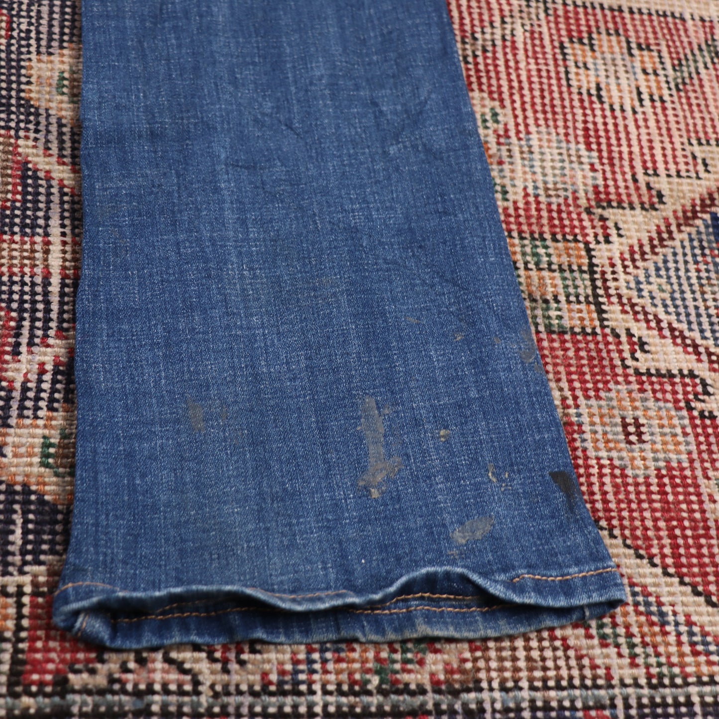 Levi's 725 W24 L28 Flared Blue Denim Jeans