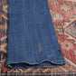 Levi's 725 W24 L28 Flared Blue Denim Jeans