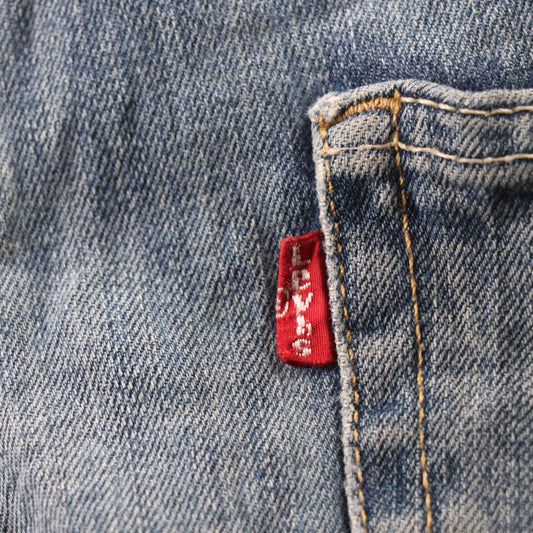 Levi's 501 Red Tab W32 L29 Original Fit Blue Denim Jeans