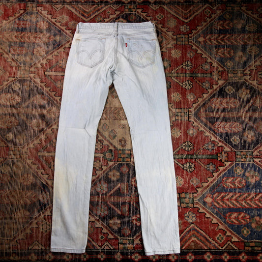 Levi's 421 W30 L31 Skinny Blue Denim Jeans