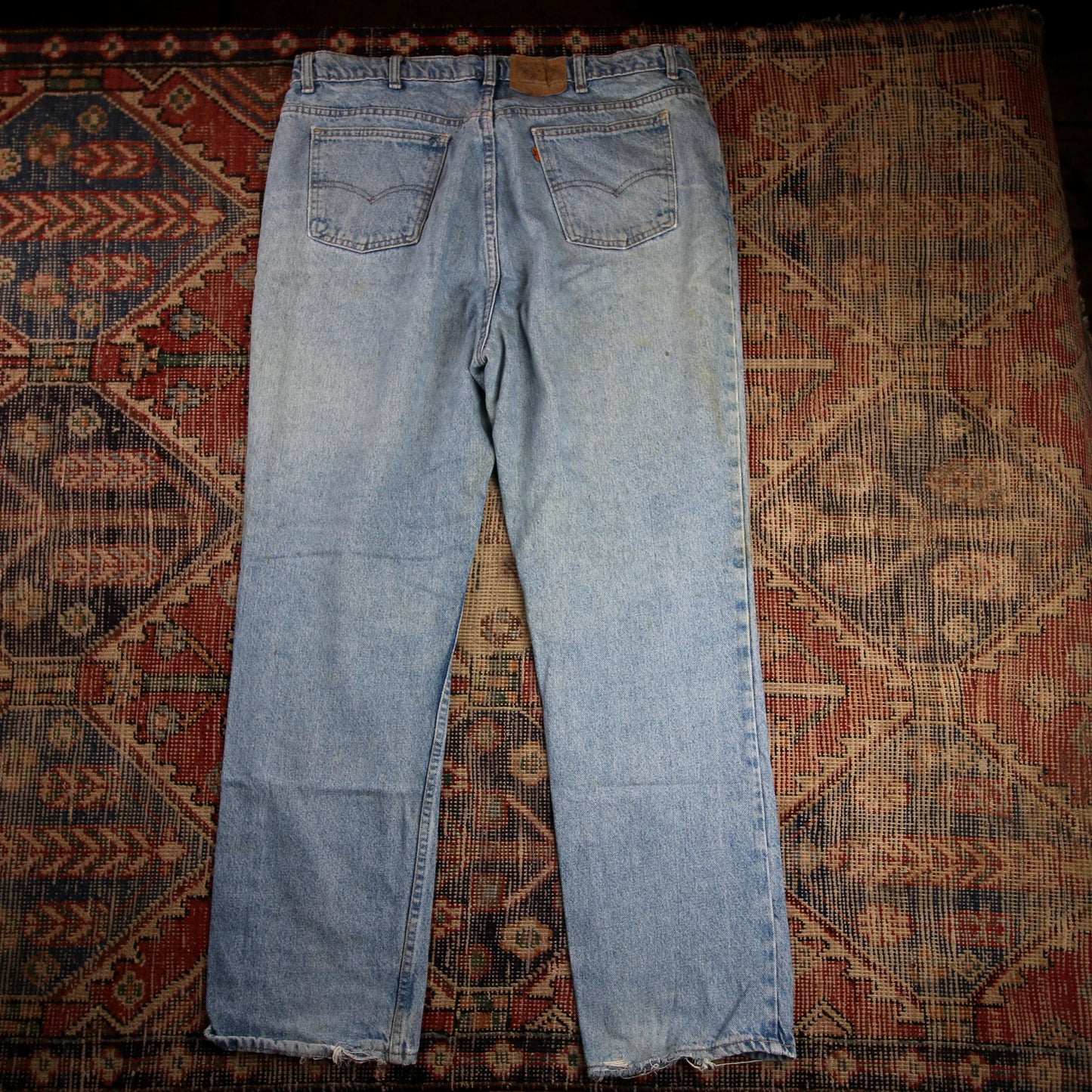 Levi's Orange Tab W40 L30 Tapered Leg Relaxed Fit Blue Denim Jeans